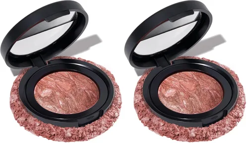 Vista 39 de LAURA GELLER NEW YORK Edición limitada Baked Blush-n-Brighten Marbleized Blush - Skyline Sunset - Color rosa para mejillas