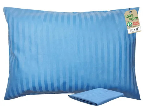 Vista 12 de ZPECC Almohada para niños pequeños con funda de almohada - 13x18 pulgadas Almohada pequeña de algodón orgánico para niños, almohadas de cama suaves