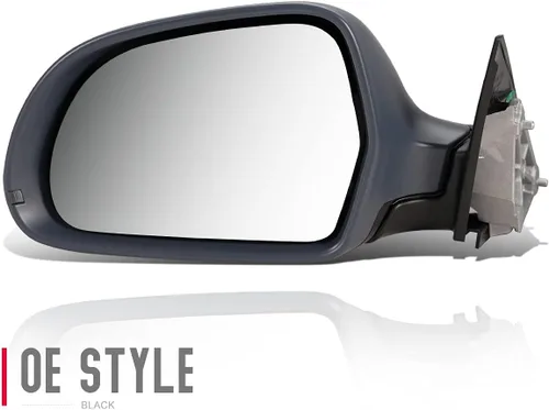 Vista 3 de DNA Motoring OEM-MR-AU1320125 Espejo retrovisor calefactado con ajuste plegable con giro compatible con Audi A3 09-10