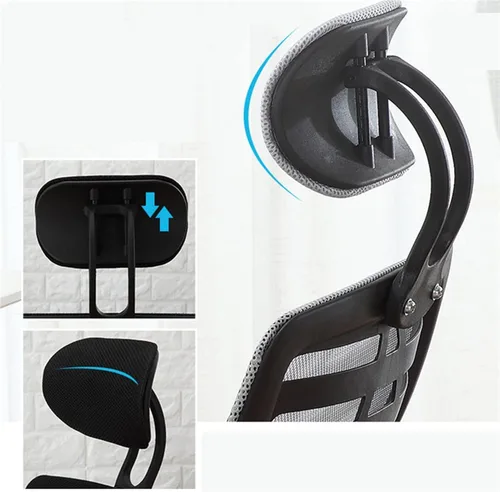 Vista 6 de ROOMAN Desk Chairs with Wheels Office Chair Conference Chairs Ergonomic Gaming Computer Chair Desk Chair Lumbar Support Home Office Recliner