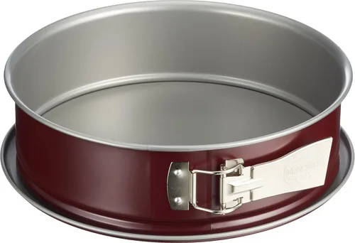 Dr. Oetker BackLiebe - Molde desmontable bicolor de 10.2 in de diámetro con base plana, borde extra alto, redondo, con revestimiento antiadherente