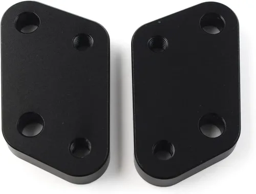 Vista 5 de FSFY - Placa de montaje para estribera trasera ajustable para Suzuki Gixxer 250 SF 2020-2021, negro