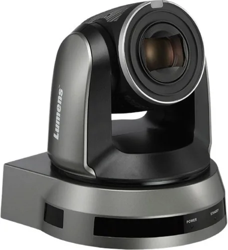 Lumens VC-A61PB Cámara IP 4K UltraHD PTZ, negro, 4K UHD 30fps y salida de señal de video 1080P 60fps, zoom óptico de 30x, campo de visión horizontal