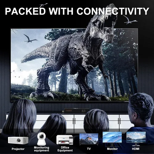 Vista 6 de Mini PC Stick Intel Celeron J4125 Windows 11 Pro 8GB DDR4 512GB SSD Compute Stick Soporte 4K HD, Gigabit Ethernet, 2.4G+5.0G Dual Band Wi-Fi, puerto