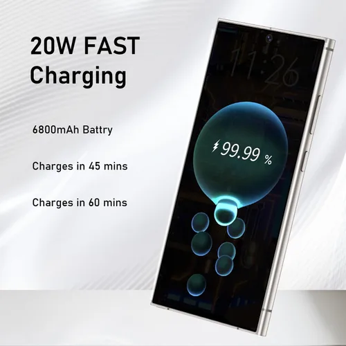 Vista 6 de C24 Ultra Desbloqueado Teléfonos Celulares Smartphone Android 13 Teléfonos 8+256GB/6.8 "Pantalla HD/Dual SIM/108MP+48MP Cámara/6800 mAh/Pluma