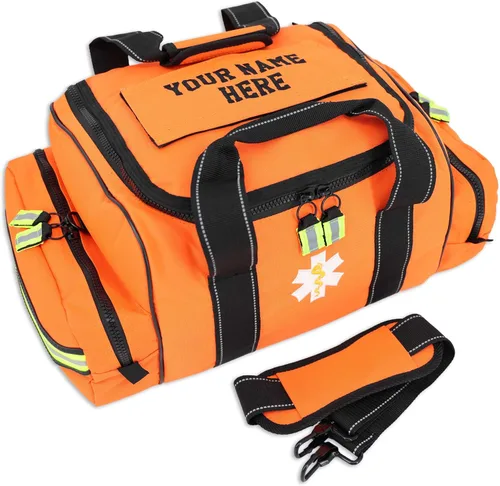 Vista 10 de Lightning X - Bolsa de salto de trauma EMT personalizable con nombre bordado, Negro -, Bordado