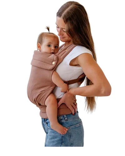 Vista 2 de Mabē Monarch - Portabebés ergonómico – Portabebés de algodón de alta calidad de estructura suave para recién nacidos a niños pequeños con diseño