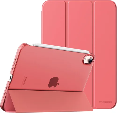 Vista 11 de MoKo Funda para iPad mini 7 (A17 Pro) Generación 2024, Funda para iPad mini 6 2021, Funda Protectora Delgada y Ligera de 8.3 Pulgadas con Carcasa
