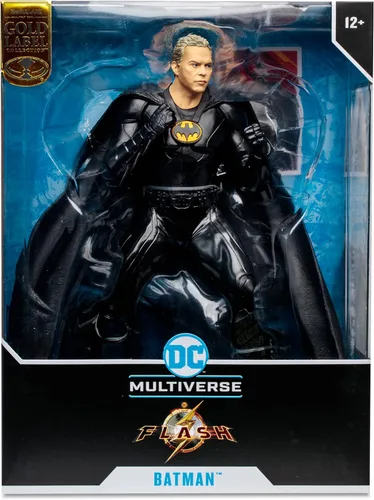 Vista 8 de McFarlane Toys - DC Multiverse Batman Multiverse Unmasked (The Flash Movie) Gold Label 12in Estatua