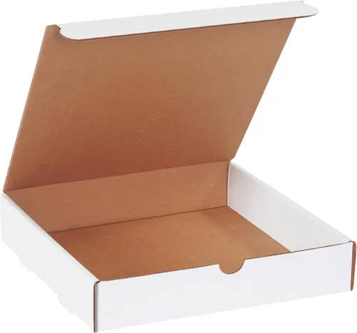 Vista 7 de Aviditi Cajas de Pizza Extra Pequeñas de 8 Pulgadas - 8" L x 8" W x 2" H, Blanco (Paquete de 50) Cajas de Cartón de Montaje Rápido Extra Fuertes