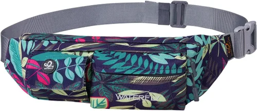 Vista 16 de Waterfly - Cangurera delgada de poliéster suave, resistente al agua, para hombre y mujer, para exteriores, correr, escalar, llevar iPhone 5 6 Plus