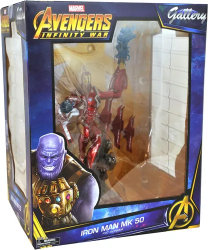 Vista 3 de DIAMOND SELECT TOYS Marvel Gallery: Avengers Infinity War: Iron Man Mk50 - Figura de diorama de PVC