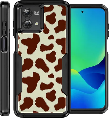 Vista 10 de CasesOnDeck Dual Layer Case Compatible with Moto G 5G 2023 / Moto G 2023 Case [Dual Tactical] Cool Two Piece Case Heavy Duty Cover - Blue Penguins