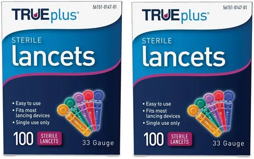 TRUEplus Lancetas estériles calibre 33 (200 ct)