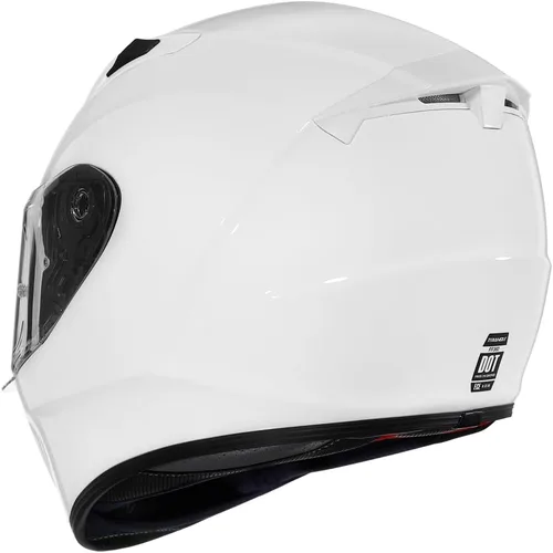 Vista 3 de Triangle Casco de doble visera para motocicleta y bicicleta, aprobado por DOT