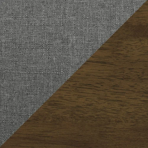 Vista 10 de Lexicon Silla de Acento Moderna de Mediados de Siglo con Marco de Madera Sólida en Acabado de Nogal, Sillón de Descanso Tapizado para Sala de Estar