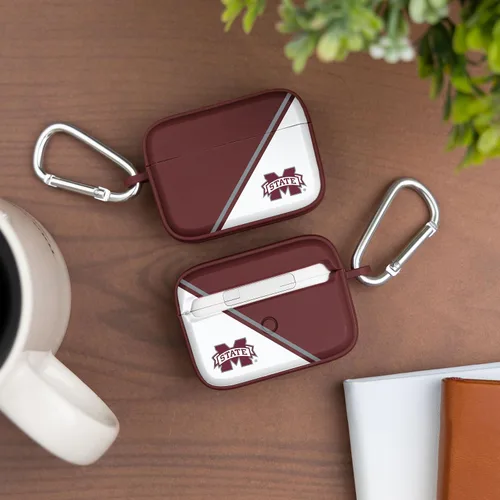 Vista 2 de Affinity Bands Mississippi State Bulldogs Champion Series HDX - Funda compatible con Apple AirPods Pro