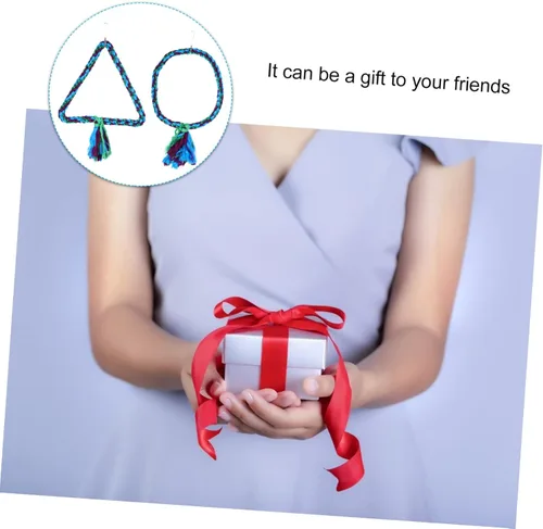 Vista 5 de Juguetes de juguete de columpio de loro, juguetes de escalada, guacamayo, perca, pájaro, columpio, cuerda para masticar, loro, columpio