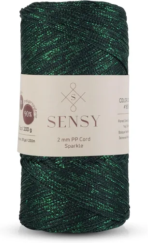 Vista 97 de Sensy Premium 2mm 229.5 metros de cuerda de poliéster 100% cordón de polipropileno Cordón de macramé 2mm Cordón para bolso de crochet Hilo