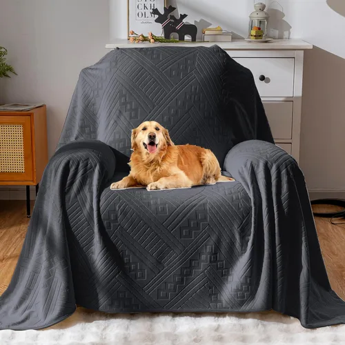 Vista 17 de Funda impermeable para silla reclinable, lavable de terciopelo de doble cara y patrón reversible, para sofá, cama, automóvil y sofá, protección