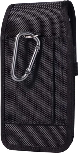 Vista 2 de Funda de nailon resistente para teléfono celular, funda para cinturón para Google Pixel 8a, 7a, 6a, 5a, 4a, 5G, Pixel 9, 8, 7, 6, Samsung Galaxy