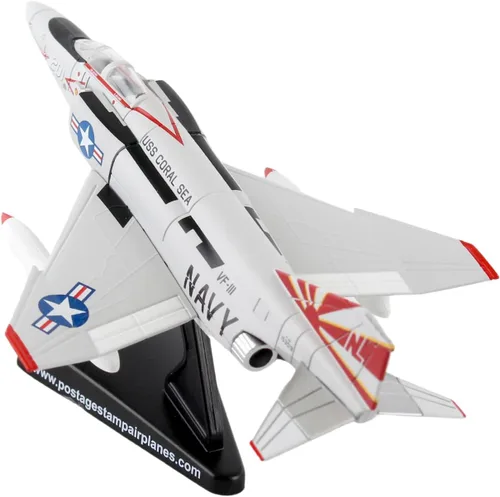 Vista 6 de Daron Worldwide Trading Postage Stamp F-4B Phantom II Sundowners Vehículo (Escala 1/155)