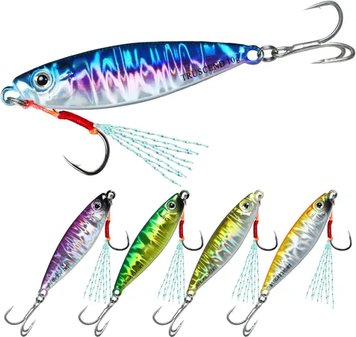 Vista 21 de TRUSCEND Ultimate Search Bait con vibración de natación intermitente y acción de jigging, señuelos de pesca fáciles de atrapar para todas