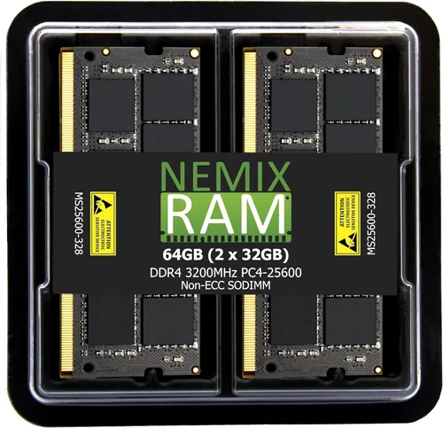 Vista 6 de NEMIX RAM 8 GB (1 x 8 GB) DDR4 3200 MHZ PC4-25600 2Rx8 1.2V CL22 260-PIN no ECC SODIMM memoria para computadora portátil