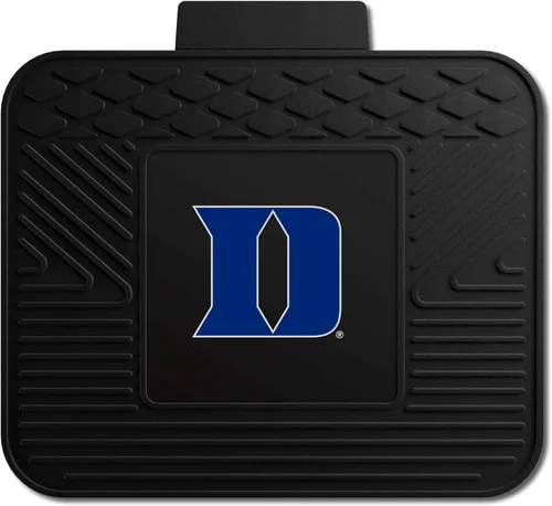 Fanmats Tapete para carga pesada de vinilo de los Blue Devils de la Universidad de Duke, Estera de uso general, Negro