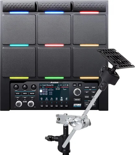Vista 7 de Alesis Strike Multipad - Instrumento de percusión de 9 almohadillas con muestreador, bucle, 2 entradas y salidas, tarjeta de sonido, carga