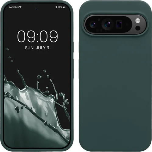 Vista 98 de kwmobile Funda Compatible con Google Pixel 6 Pro - Funda de Teléfono de Silicona TPU con Acabado Suave - Azul Caribe