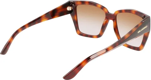 Vista 6 de Karl Lagerfeld KL6072S - Gafas de sol cuadradas para mujer, tortuga, talla única, Carey