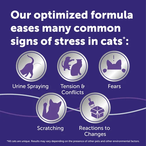 Vista 7 de FELIWAY® Optimum - Recambio calmante para gatos de 30 días para difusor de feromonas, 1.6 fl oz, ayuda a reducir los signos comunes de estrés