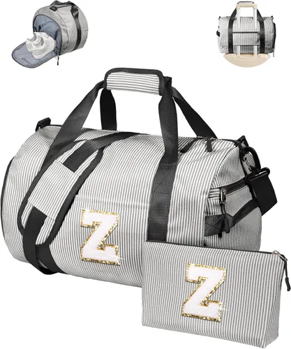 Vista 100 de Regalo para Adolescentes, Bolsa de Viaje para Niñas, Bolsas de Fin de Semana para Niños con Compartimento para Zapatos, Bolsa de Fin de Semana