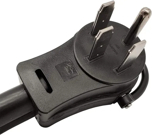 Vista 2 de Parkworld Cable divisor 61490 V 14-50P a (2) L14-30R, RV 50 AMP 4 clavijas 14-50 enchufe macho a NEMA (2) receptáculo de bloqueo giratorio hembra