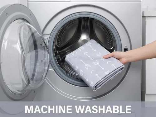 Vista 5 de Tapete de salpicaduras para bebé para debajo de la silla alta, artes/manualidades, tapete lavable de 51 x 51 pulgadas, tapete impermeable y lavable