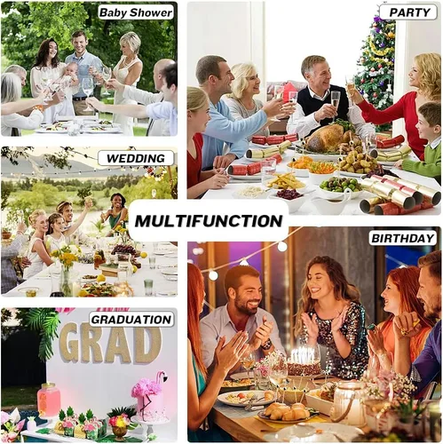 Vista 19 de 100 piezas de palillos de cóctel para bebidas, decoraciones de San Valentín, palillos de dientes elegantes para aperitivos, palillos de dientes