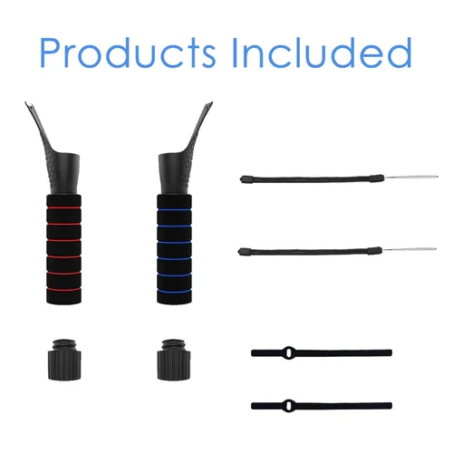 Vista 2 de Linkidea Two-Hand Extension Compatible with MetaOculus, Quest, Quest 2, or Rift S Controllers for Most VR Games (1 Pair)