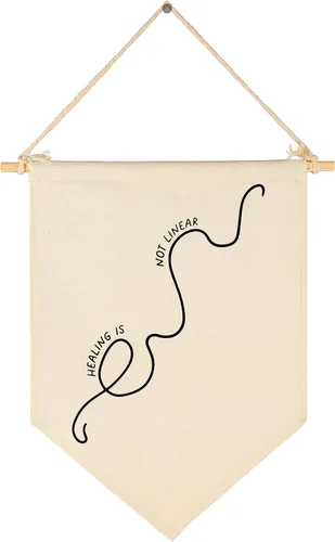 Vista 11 de Fomenta - Regalos de Decoración de Pared para Guardería, Aula, Sala de Juegos, Dormitorio, Puerta Principal, Bandera de Mentalidad de Crecimiento