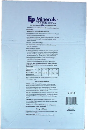 Vista 2 de EasyGo Product Celatom Diatomaceous Earth DE Ayuda para Filtro de Piscina – Filtración de Piscinas y Spa – 25 Libras