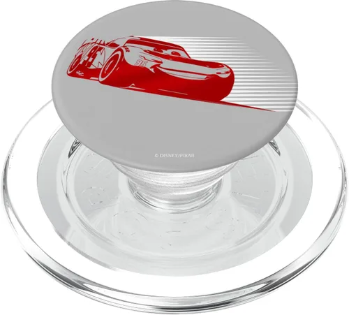Disney Pixar Cars Lightning McQueen Retrato simple PopSockets MagSafe PopGrip para iPhone