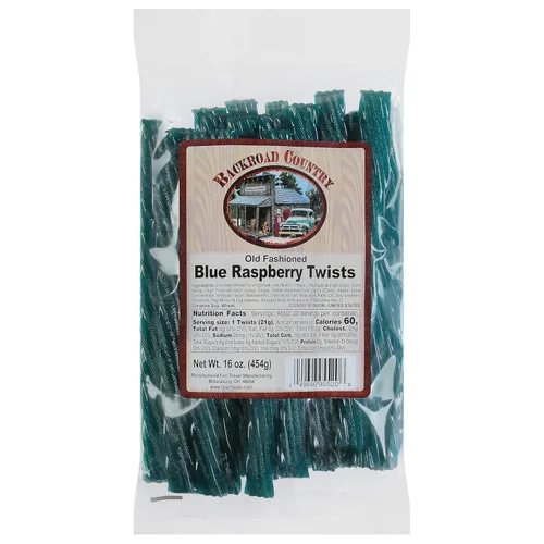 Vista 17 de Backroad Country Old Fashioned Red Raspberry Twists - Caramelo de regaliz - Hecho en los Estados Unidos - 16 onzas (paquete de 2)