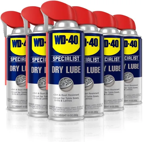 Vista 10 de WD-40 Specialist Dry Lube con SMART STRAW SPRAYS 2 FORMAS, 10 OZ