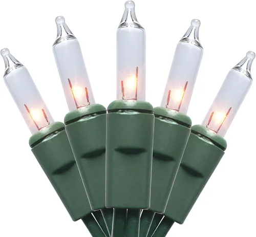 Vista 13 de MULTI-SPARKING Luces de Navidad Rosadas 35 Unidades - Luces Incandescentes Rosadas Mini en Cadena para Decoraciones de Navidad y Día de San Valentín