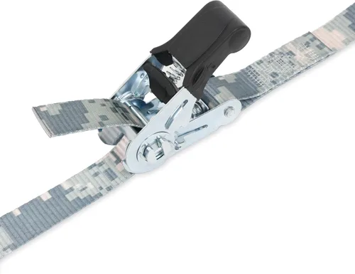 Vista 17 de PowerTye - Correa de trinquete sin fin - 1 pulgada x 4 pies de fácil agarre (sin cadera), correa de amarre con límite de carga de trabajo de 400