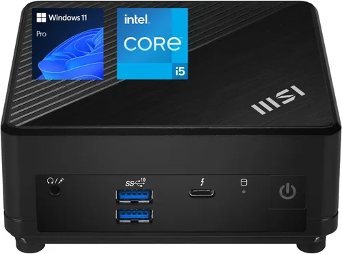 MSI Cubi 5 Professional Mini PC, procesador Intel i5-1235U de 12.ª generación, 16 GB RAM, 1 TB SSD, Wi-Fi 6, Windows 11 Pro, soporte para pantalla de MICRO-STAR INTERNATIONAL CO LTD