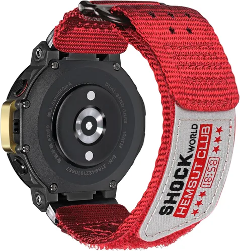 Vista 8 de Watch Bands Compatible with Amazfit T-Rex 2, Millitary Nylon Strap With Hook and Loop Design and Tools included