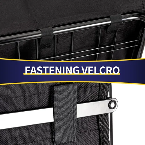 Vista 5 de Forro impermeable para carrito de compras, 16.1 x 19.6 x 22.2 pulgadas, adecuado para carrito de compras plegable resistente, extra grande