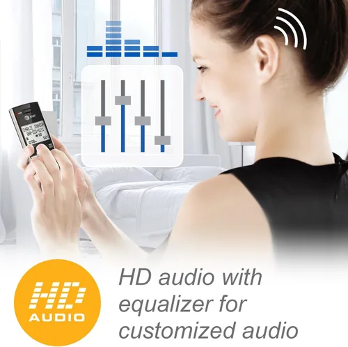 Vista 8 de Teléfono inalámbrico expandible DECT 6.0 con sistema de respuesta y bloqueador inteligente de llamadas de AT&T CL82207, Plateado/Negro