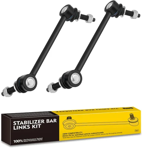 Vista 20 de TOVASTY 2 piezas eslabones de barra estabilizadora compatibles con Chevy Silverado 1500 2007-2016, Avalanche 07-13, Suburban 15-16, compatibles